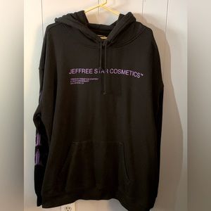 Jeffree Star Black & Purple Star Hoodie , size XXL